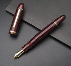 JINHAO X159 Fountain Pen (EF Nib 0.38mm, Wine Red with Gold Clip)