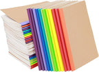 48 Pack Kraft Notebooks, Journals in Bulk for Writing, Blank Paper Sketchbooks, 60 Pages Notebook, 8.3x5.5 Inch, A5 Size, Travel Journal Set, for Gifts, Students and Office Supplies