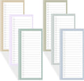 BIPEND 6 Pack Magnetic Notepads for Refrigerator, Grocery List Magnet Pad for Fridge, 50 Sheets per Note Pads To-Do List, Shopping List(300Sheets)