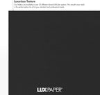 LUXPaper 9" x 12" Presentation Folders | Two Pocket | Midnight Black | 100lb. Cover | 10 Qty