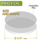 Piteno® 1200Pcs Double Sided Adhesive Dots, 0.24" Clear Removable Sticky Adhesive Mounting Putty, Waterproof No Trace Dots Adhesive Putty for Poster Picture Festival Decoration Museum (6mm)