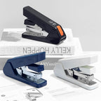 M&G Effortless Stapler 50 Sheet Capacity One-Touch Stapling, Heavy Duty Desktop Stapler Includes 1000 Staples and Remover, Portable Handheld Staplers for Home Office (Black)