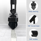 CELOX Grout Brush with Long Handle, Tile Grout Cleaner Brush for Tile Floors, for Shower Tile, for Cleaning Grout