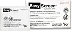 Easy Screen, Premium Screen Cleaning Wipes, Electronics, Touchscreens, and Glasses Cleaner, 50 Individual Packets Per Box, Large 5” x 8” Wipe