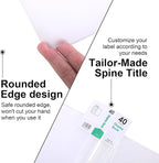 Phyxin 60-Pocket Portfolio Binder Organizer, Binder Sheet Protectors 8.5" x 11", Displaying 120 Page Plastic Folders for Documents, Document Organizer for Concert, Artwork, School & Office Use, White