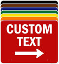 Custom Arrow,Custom Directional Sign, Right Arrow, 36x48 Inches, Rust Free DiBound, Fade Resistant, Made in USA by My Sign Center