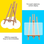 MEEDEN 20 Inch Tabletop Easel: 12 Pack Beech Wood Easel for Painting - Display Table Top Easel Canvas Stand for Painting Sign