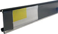 THE GLOBAL DISPLAY SOLUTION | Wire Shelf Ticket and Label Holder with Protective Window for Label Inserts | Perfect for Metro Style Shelves | 44.5" | 50 Pack | Black