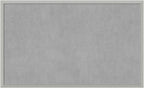 Amanti Art Silver Framed Magnetic Board 26x42 Large Vision Board for use with Magnets, 100% Metal Sheet to Display Items as Office Decor or for Home Organization in mudroom, Kitchen or Kids Room