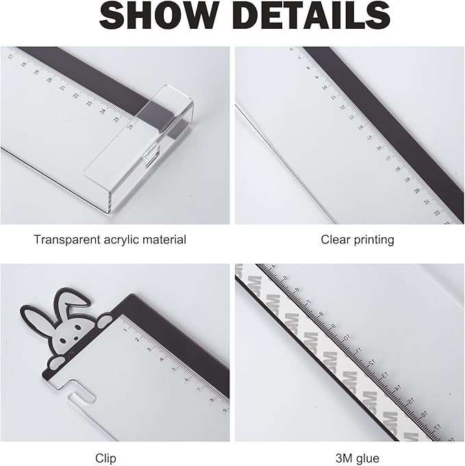 Office Desk Accessories 2pcs Multifunction Computer Monitor Memo Board - Office Supplies for Women Men Computer Sticky Note Holder Home Decor (Rabbit Monitor Memo Board with Clip)