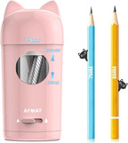 AFMAT Electric Pencil Sharpener, Pencil Sharpener for Classroom, Auto in & Out, Fully Automatic for φ7-8mm Pencils, Rechargeable & Cordless, Kids Pencil Sharpeners for Classroom Home School PSX9