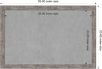 Amanti Art Silver Framed Magnetic Board 23x35 Large Vision Board for use with Magnets, 100% Metal Sheet to Display Items as Office Decor or for Home Organization in mudroom, Kitchen or Kids Room