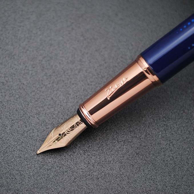 czxwyst Picasso 916 Malage Fountain Pen Original Box New Version (Starlit Night Blue, Medium Nib 0.7mm)