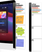 Computer Monitor Memo Board Daily Inspirational Quotes Logo Decor Monitor Message Board Sticky Notes Office Desk Accessories for Send Family Members Office Friends and Colleagues Gifts