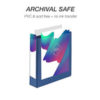 Samsill 2 Inch 3 Ring Binder, Made in USA, Economy Round Ring, Clear View Cover, 425 Sheet Capacity - for School, Home, Office - Dark Blue