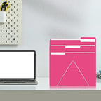 File Folder, RAZCC 150 Pack 1/3 Cut Tab File Folders Letter Size, Magenta, Folders with Tab, Great for Organizing and Easy File Storage