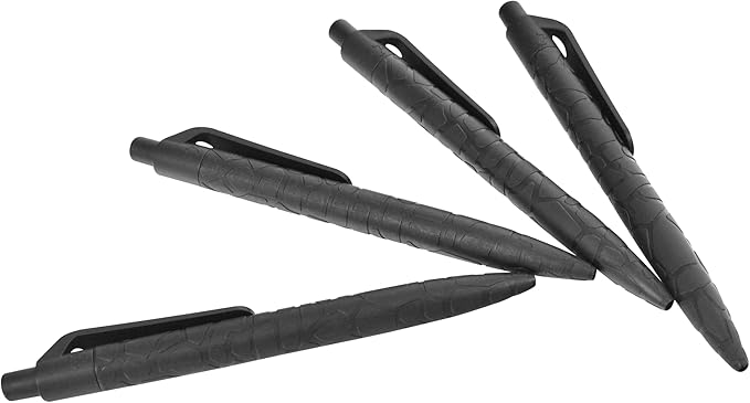 Green Mila Durable Pens, 1.0mm Ballpoint Pens Premium Writing Quality for School, Home & Daily Use - Pack of 4
