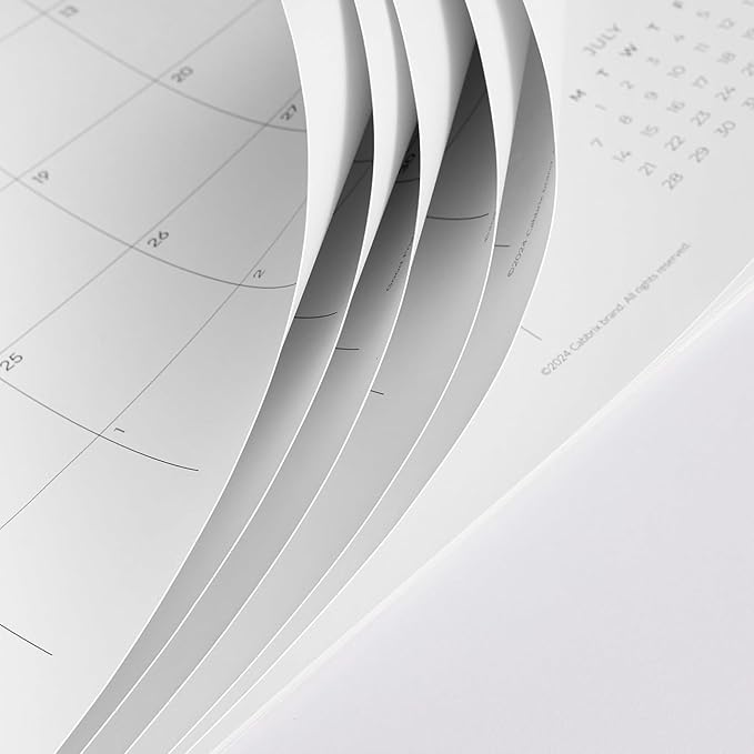 Cabbrix Desk Calendar 2026 with Desktop Mat, Simple Desk Pad Calendar 15 x 12 Inch Covering January 2026 to December 2026, Desk Blotter Calendar for Home School and Office