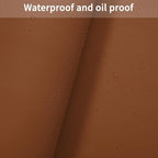 Zinkooat Leather Table Cover,1.8mm Thick,24x48 Inch Desk Cover,Large Desk Mat,Table Protector,Table Cover Protector,Table Protectors for Rectangle Tables(Brown+Gray,24x48)