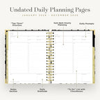 Day Designer 2026 Weekly Planner – Premium Planner for Stylish Organization. Combines Weekly & Monthly Calendars, Daily Schedule, Notes Pages, Goal Setting, Stickers, Pocket & More. Elegant Laminated Cover with Gold Accents (Painted Leopard Design - 2026)