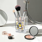 Vgrti This Little Light Of Mine I'm Gonna Let It Shine Acrylic Cosmetic Pencil Pen Holder Cup, Funny Raccoon Lemon Pen Holder Cup, Raccoon Lover Gifts, Mental Health Gifts for Women Colleague Teacher