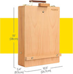 MEEDEN Tabletop Art Sketchbox Easel : Solid Beechwood Table Easels for Painting Canvas, Adjustable Desktop Easel - Art Supply Storage Box for Adults & Artist