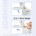 NIIMBOT D101 Label Maker, Handheld Thermal Label Printer with Tape, Easy to Print 0.5 to 1 Inch Width Inkless Label Maker for School Name, Cable Labels, Business Price Tags, Home Storage
