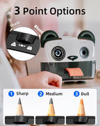 ZMOL Heavy Duty Electric Pencil Sharpener for Classroom, Auto-Stop Cute Pencil Sharpener Plug in for Kids for No.2 / Colored Pencil Sharpeners Plug in