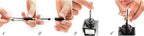 Dryden Designs Fountain Pen - Medium and Fine Nibs | Includes 24 Ink Cartridges and Ink Refill Converter | Consistent Writing, Smooth Flow - Luscious Pink