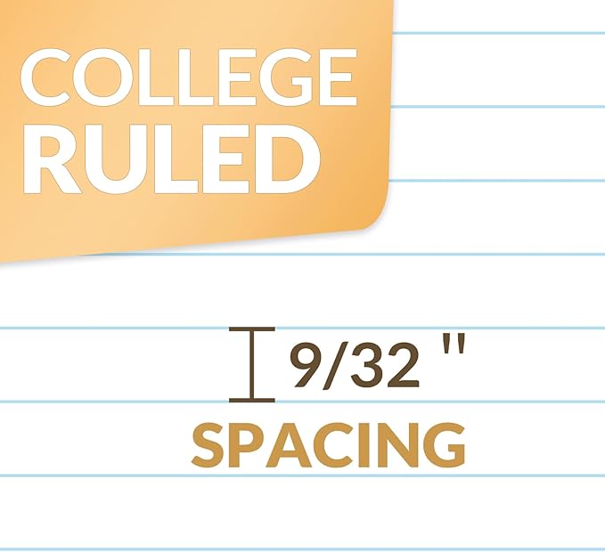 SUNEE Spiral Notebooks, 6 Pack, 1-Subject, College Ruled Paper, 8" x 10-1/2", 70 Sheets per Notebook, Assorted Aesthetic Colors Spiral Notebooks for School