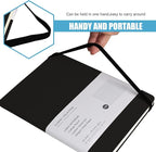 EMOMAS Lined Journal Notebook, 6Pack Hardcover Notebook for Men & Women – Journals for Writing, Work, School, Home & Daily Notes, 160 Pages – Medium A5, 5.7"x8", 100 gsm Thick Paper (Black)
