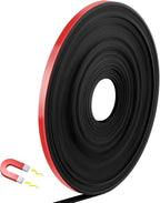 AmazingSpark Magnetic Tape Roll Thin Strips, 1/4 Inch x 33 Feet Magnetic Board Dividers Whiteboard Graphic Decorative Tape Marking Line for Classroom Office Art Accessories(Red)