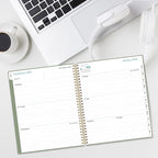 2026 Planner - Planner 2026 from January 2026 to December 2026 with 12 Monthly Tabs, Flexible Cover, Inner Pocket, 8.5" x 11", Green-A