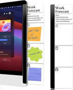 Computer Monitor Memo Board Work Forecast Logo Decor Monitor Message Board Sticky Notes Office Desk Accessories for Send Family Members Office Friends and Colleagues Gifts