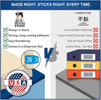 2026 Year Stickers, Doctor Stuff 2026 Chart Stickers, Blue Color Coded, Digi Color Style, USA Made Year Labels for End Tab File Folders, 500/Roll, 1 Roll, 3/4" x 1-1/2"