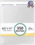 TYCHE Clear Bubble Bags 8.5 x 11.5 in / 21.59 cm x 27.94 cm Self-Sealing Bubble Mailer, Shipping Bags, Bubble Wrap Pouches, Padded Mailing Envelopes 350 Pack MADE IN USA (8" x 11.5", 350.0, Count)