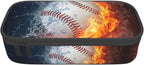 HKHEHOP Baseball Ball Pencil Case Big Capacity Storage Pencil Pouch Stationery Bags With Zipper Portable Pen Holder Box Organizer For Boys Girls Teens Student College School Office Supplies