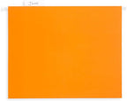 Blue Summit Supplies Hanging File Folders, 25 Reinforced Hang Folders, Designed for Home and Office Color Coded File Organization, Letter Size, Orange, 25 Pack