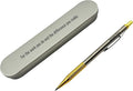 Custom Engraved Mechanical Pencil – Personalized 2.0mm Refillable Drafting Tools – Gift for Architects, Engineers, Students, Designers, Graduation (Chrome w/ Gold Trim Pencil Engraved)