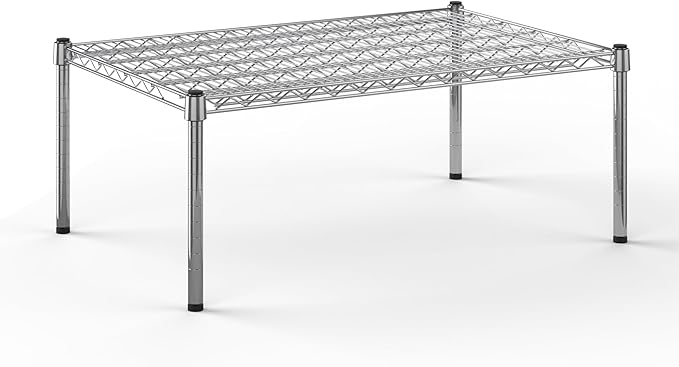 Regal Altair 24''W x 36''L x 14''H Chrome Plated Wire Dunnage Rack | Off The Floor Storage