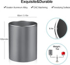 Dopaka Pen Holder for Desk, Pencil cup Pen Organizer for Desk Metal Pencil Holder Pen Cup and Storage Box for Office, School, Home, and Kids Non-slip silicone bottom 3.93 * 3.14inch (Grey)