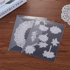 Briartw 10 Sheets Rubber Soft Magnet Sheet for Metal Cutting Dies Storage, Crafts Tool Scrapbooking Arts and Crafts Flexible Placement Mats, 3mm 6.85x5inches