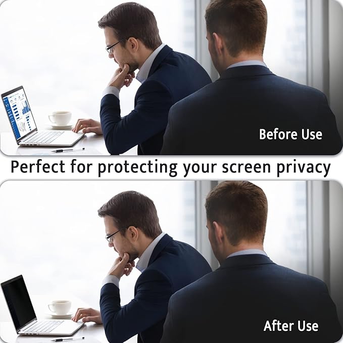 Peslv Magnetic Privacy Screen for MacBook Pro 15 Inch (2016-2019), Removable Anti Blue Light Glare Peep Filter Black out Screen Protector for Mac 15In Laptop Model (A1707, A1990)