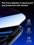 MAGIC JOHN 2 Pack for iPhone 17 Pro [6.3] inch Privacy Glass Screen Protector, Auto Dust-Elimination, Bubble Free, Easy Installation, 17pro 6.3''