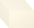 Guakicae 60 Sheets Cream Cardstock 5 x 7 Ivory Paper, 300gsm/110lb Heavyweight Flat Off White Card Stock Printer Paper for DIY Card Making, Business Cards, Thank You Cards, Certificates, Menus