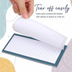 Utron 4 Pack Magnetic Notepads for Refrigerator, 50 Pages/Book Grocery List Magnet Pad for Fridge, Design Magnetic Grocery List Pad for Fridge, Grocery List Notepad, To-Do Memos, List