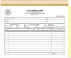 Custom Invoice Book with Logo 100 Set Personalized Receipt Books Customized Invoices for Small Business 2 - Parts Carbonless Duplicate Invoice Forms NCR Books