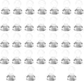 MHDMAG Magnetic Push Pins Powerful Push Pin Magnets for Fridge Whiteboards Calendars Maps in School & Office Pack of 32,White