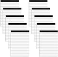 Nichela Notepad for Daily Planning and Organization of Work – 4 x 6-inches Lined Paper – Thick Bright White Paper – 30 Pages – Note Pads Ruled Pages – Pack of 10