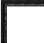 Amanti Art Black Framed Magnetic Board 44x52 Oversize Vision Board for use with Magnets, 100% Metal Sheet to Display Items as Office Decor or for Home Organization in mudroom, Kitchen or Kids Room